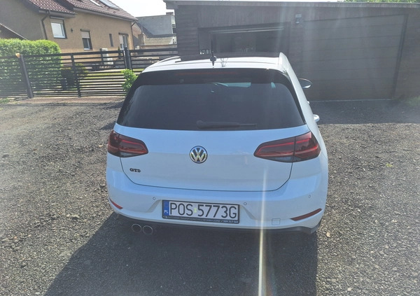 Volkswagen Golf cena 82500 przebieg: 144358, rok produkcji 2017 z Leżajsk małe 137